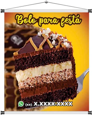 Banner Bolo pra festa mod25