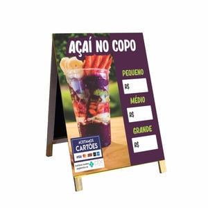 Cavalete açaí no copo mod46
