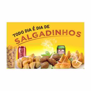 Adesivo Salgados Adesivo  4x0 Fosco refile 