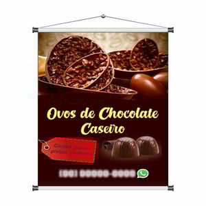 Banner Ovos de Chocolate Caseiro mod410
