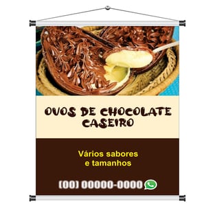 Banner Ovos de Chocolate mod385