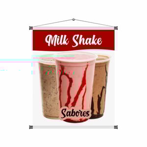 Banner MilkShake Minimalista mod409