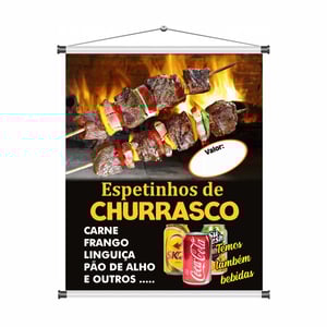 Banner Espetinho e Bebidas mod416