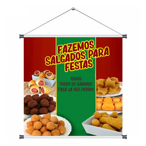 Banner Salgados para Festas mod387