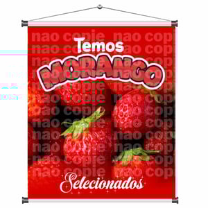 Banner Temos Morango mod509