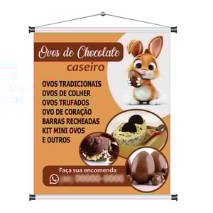 Banner Ovos de Chocolate Caseiro mod492