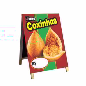 Cavalete Temos Coxinhas mod83
