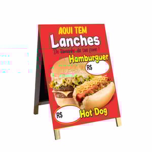 Cavalete Hot-Dog & Lanches mod105