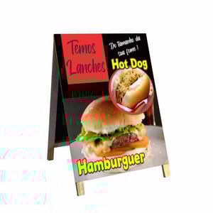 Cavalete Lanche e HotDog mod109