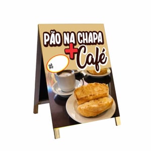 Cavalete Pão na Chapa + Café mod97