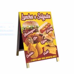 Cavalete Lanches e Salgados mod63