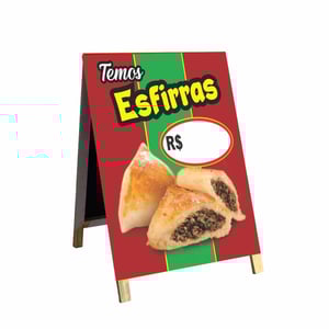 Cavalete Temos Esfihas mod82