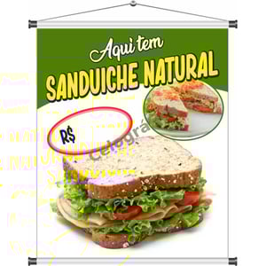 Banner Sanduíche Natural mod72