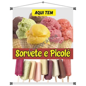 Banner Sorvete e Picolé mod87