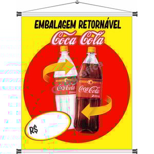 Banner Coca Cola Retornável mod83