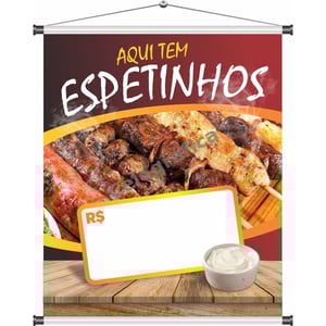 Banner Aqui Tem Espetinho mod106
