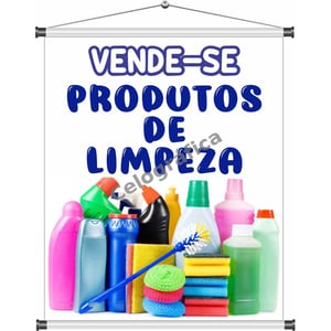Banner Vende-se Produtos de Limpeza mod167