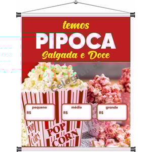 Banner Pipoca Doce e Salgada mod119