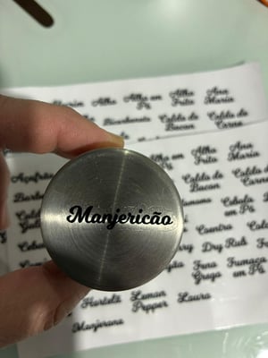 74 Etiquetas / Adesivos Para Porta Temperos e Condimentos feito em Adesivo Vinil à Prova D\'Água