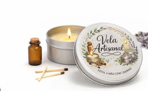 Adesivo Redondo para Vela Artesanal – 4,5 cm