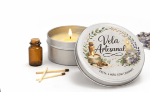 Adesivo Redondo para Vela Artesanal – 4,5 cm