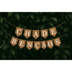 Faixa Bandeirinha Bandeirolas - Chá De Bençãos