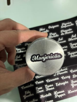 74 Etiquetas / Adesivos Para Porta Temperos e Condimentos feito em Adesivo Vinil à Prova D\'Água Adeivo Vinil     