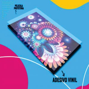 Adesivo Brilho com Laminação