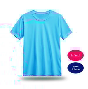 Camiseta Colorida 100% Poliéster Personalizada