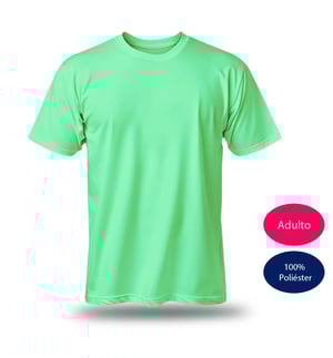 Camiseta Colorida 100% Poliéster Personalizada