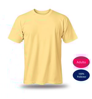 Camiseta Colorida 100% Poliéster Personalizada