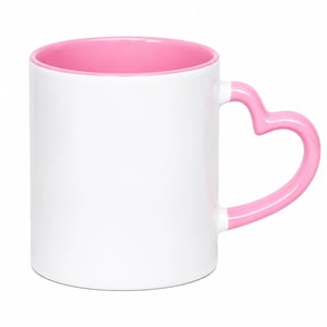 Caneca com Alça coração Personalizada