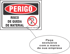 Placas PERIGO (25x18)