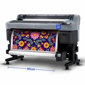 Papel Sublimático Impresso por Metro – 90 cm Papel Sublimático para Transferência Têxtil 90cm Tintas originais Epson com certificação PANTONE  Sem acabamento (material em rolo) Venda mínima de 3 metros lineares por pedido