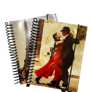 Agenda Personalizada Capa em PVC 19x14cm   Encadernamento em Espiral 
