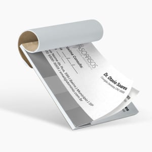 Mini Bloco maxney Personalizado Sulfite 75g A8 / 7x5 cm  50 folhas Sulfite 7 x 5  Sem revestimento Corte reto 