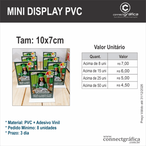 Mini display PVC
