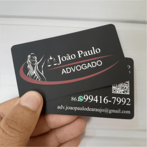 Cartão de Visita verniz total 4x0