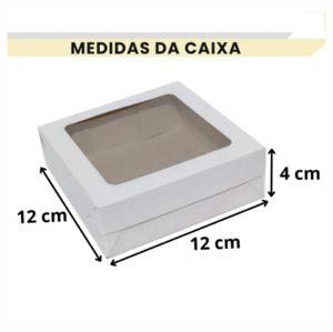 Caixas Com Visor 12x12x4