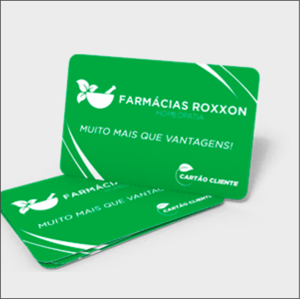Carteirinha PVC PVC 0,76mm 8,5x5,4cm 4x4 - Impressão frente e verso Verniz cristal frente e verso  