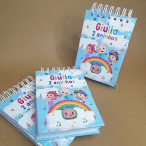 Caderno capa dura 7x10 (100 folhas) Capa dura 10x15cm  Laminação BOPP Espiral de aço 