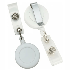 Porta crachá Retrátil Roller Clip      