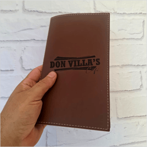 Porta Comanda Couro Sintético 12x21cm  Gravação a laser  