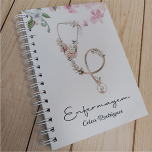 Caderno capa dura 15X21 (250 FOLHAS) Capa dura 15x21cm  Laminação BOPP sEspiral de aço 