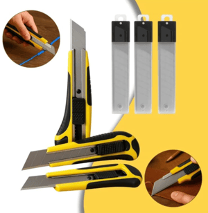 Estilete 18mm + Lâminas      