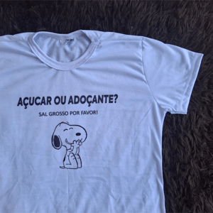 Camisa Comum Algodão     