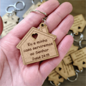 Chaveiro MDF  5x5cm    
