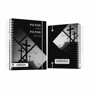 Agenda Edificante Capa dura 15x21cm  Laminação fosca  