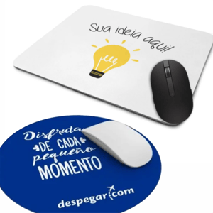 Mouse Pad  QUADRADO e CIRCULAR    