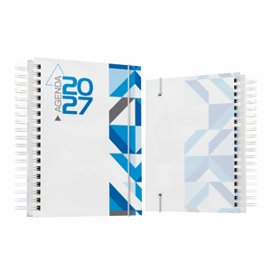 Agenda Comercial Capa dura 15x21cm  Laminação fosca  